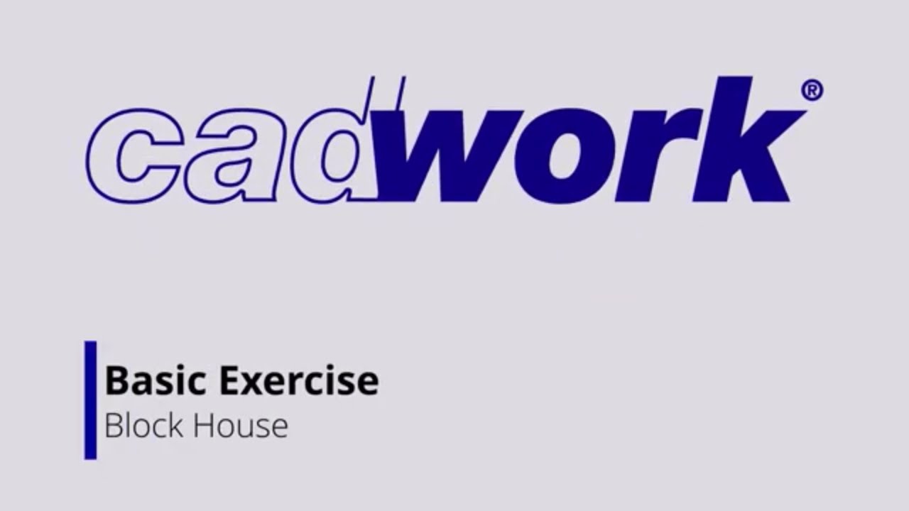 Cadwork Tallwood Basic Training - Block House