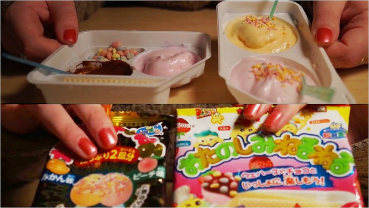 Binaural ASMR. Japanese Candy #3 (Crinkles, Stirring, Ear-to-Ear Whispering, Eating Sounds)
