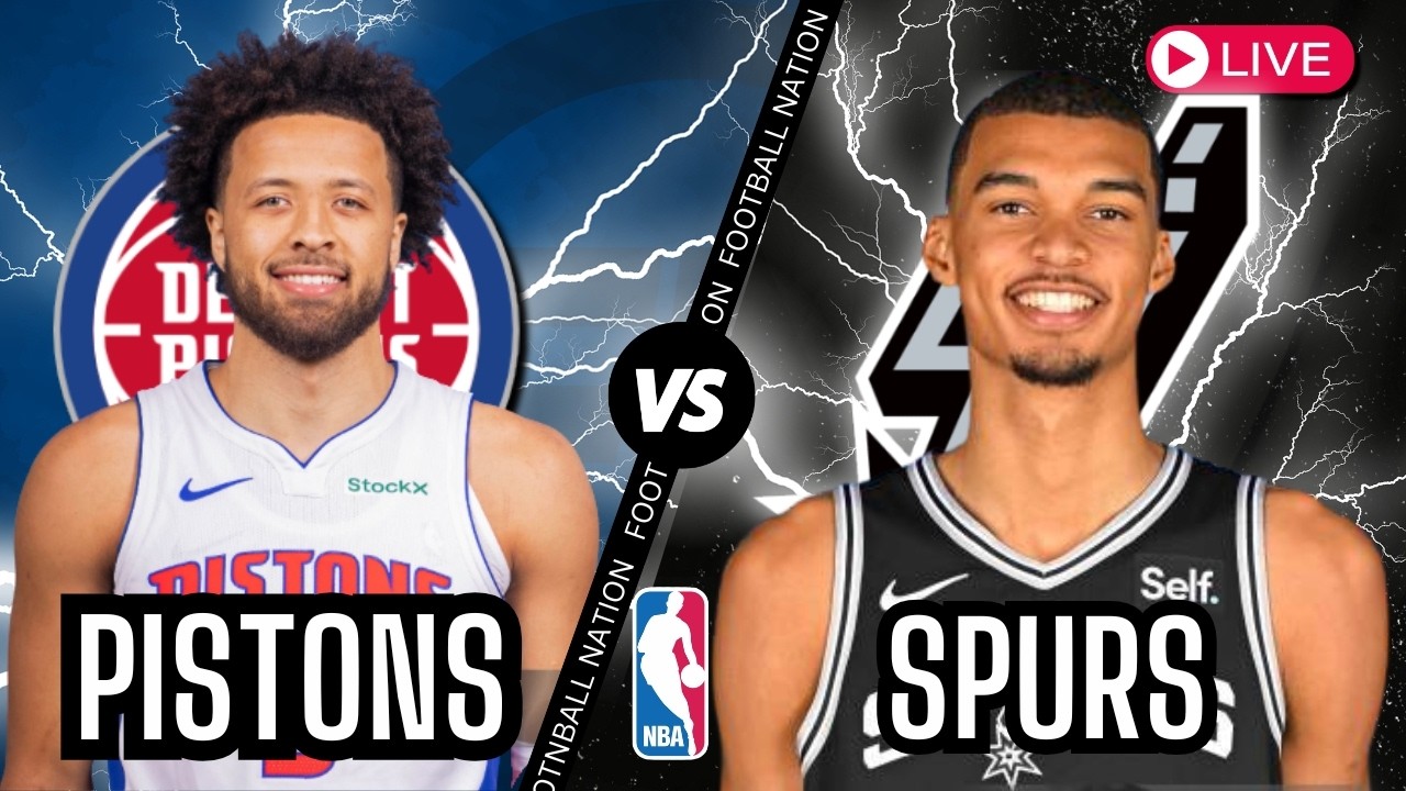 Detroit Pistons vs San Antonio Spurs - Live Stream -  Color Radio Broadcast