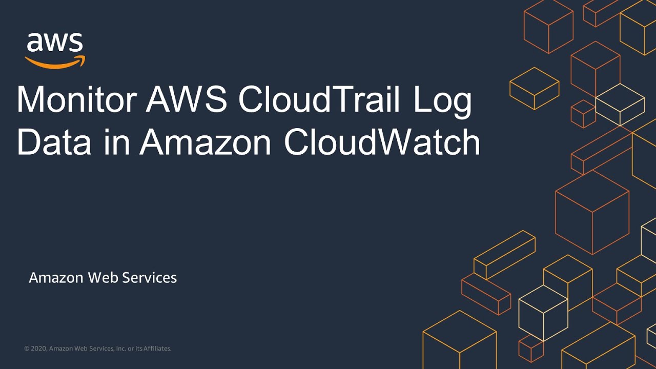 Monitor AWS CloudTrail Log Data in Amazon CloudWatch