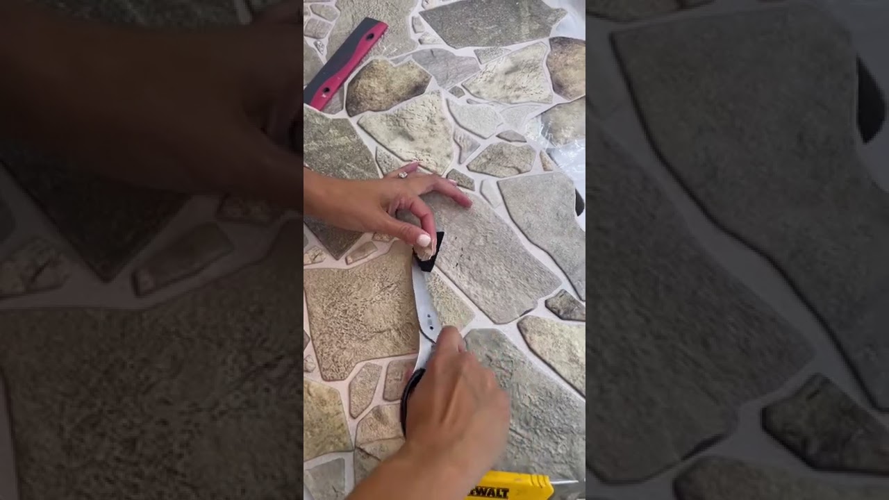 DIY Rental Friendly Rock Wall