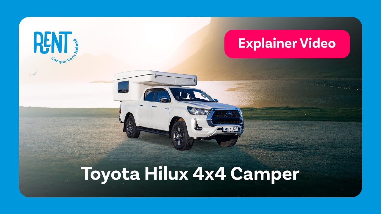 RENT.is - Toyota Hilux 4x4 Camper - Explainer Video