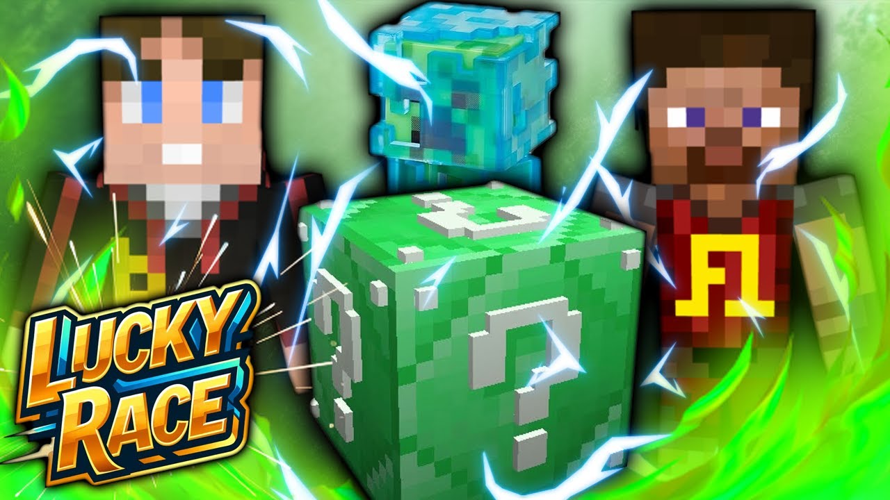CROCO vs OP EMERALDS - MINECRAFT LUCKY BLOCK RACE!
