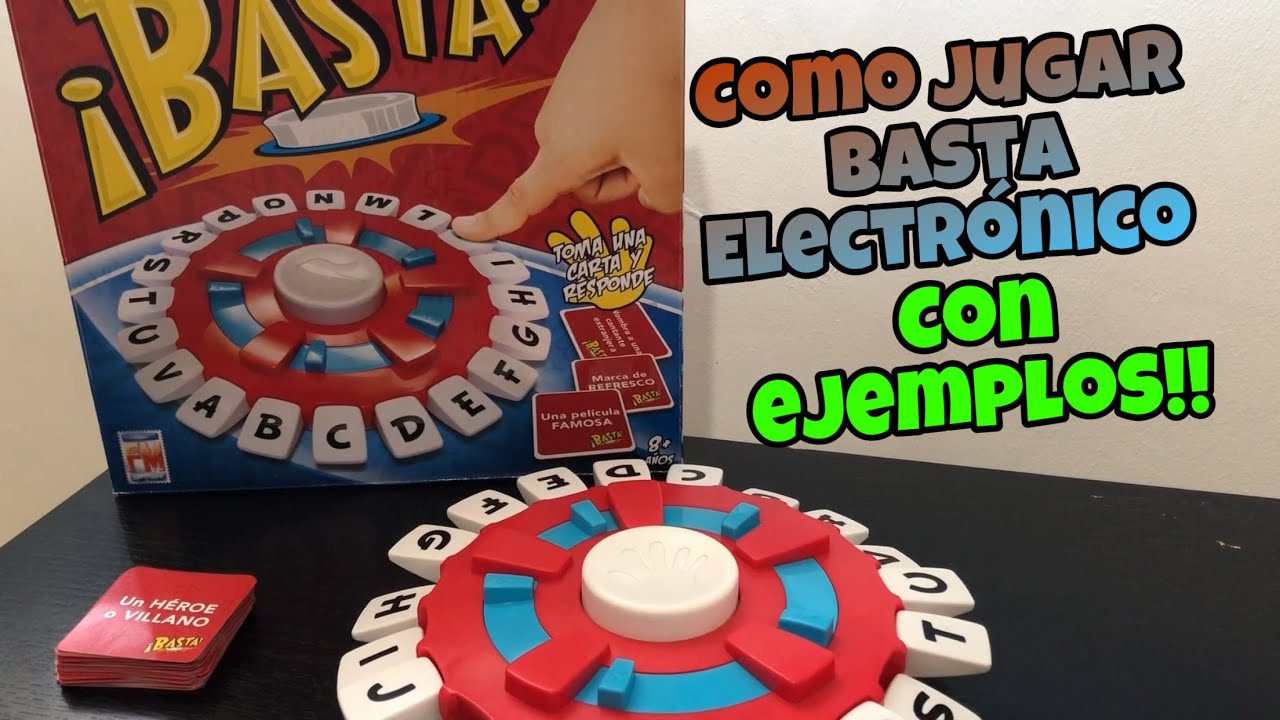Como jugar basta electr&oacute;nico / basta juego de mesa / tablero basta /basta / como jugar basta