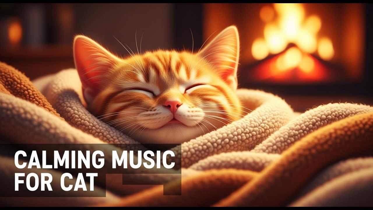 12 Hours of Deep Sleep Music for Anxious Cats 😻 : Calming Sounds for Peaceful Healing and