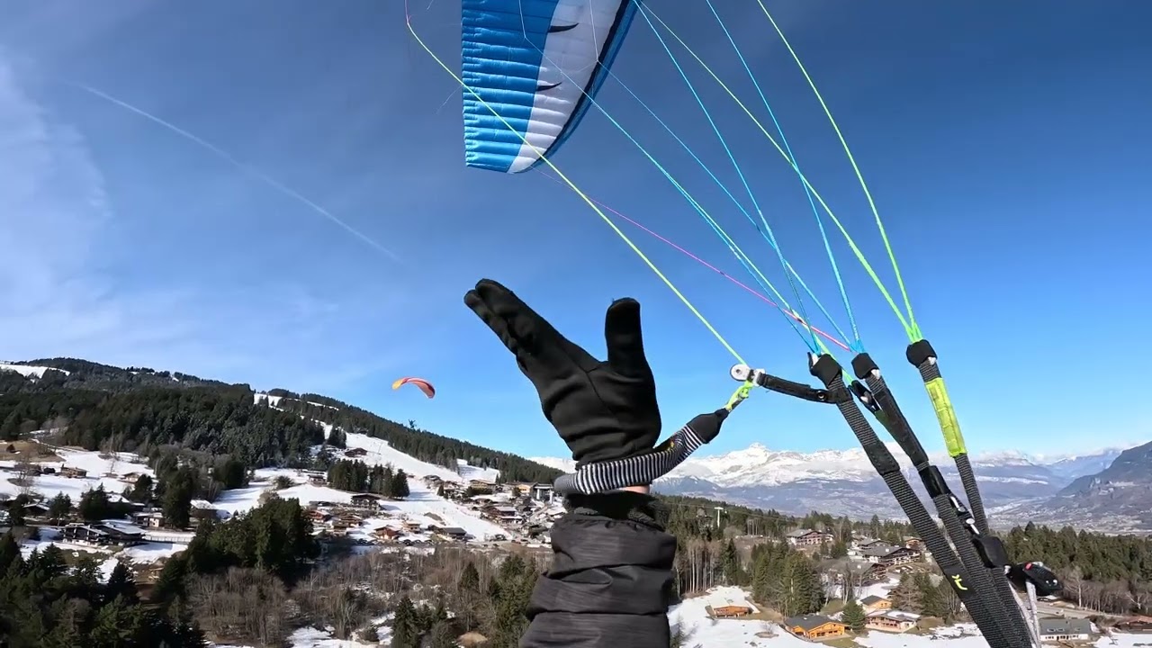 Parapente Mont d' Arbois attero Saint-Gervais-les-Bains