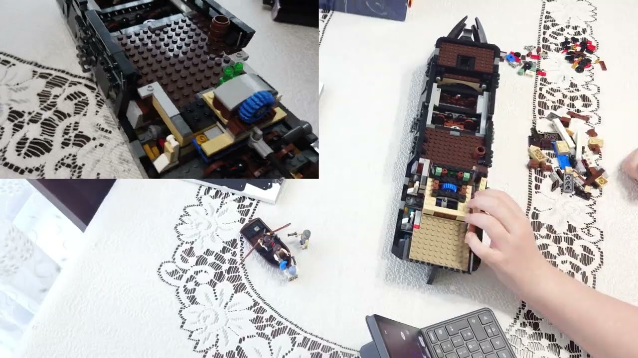 Building Lego Captain Jack Sparrow's Pirate Ship