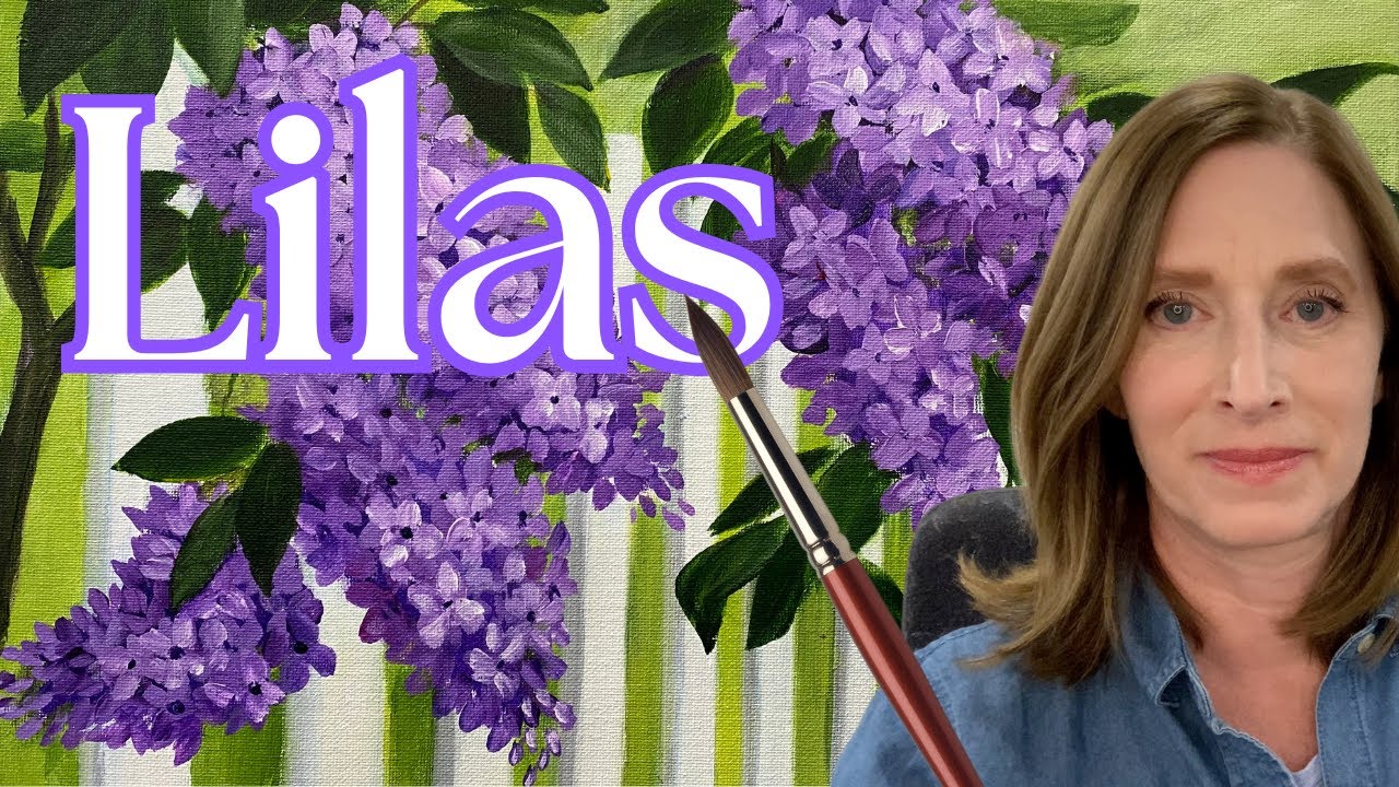 Comment peindre fleurs lilas en étapes faciles