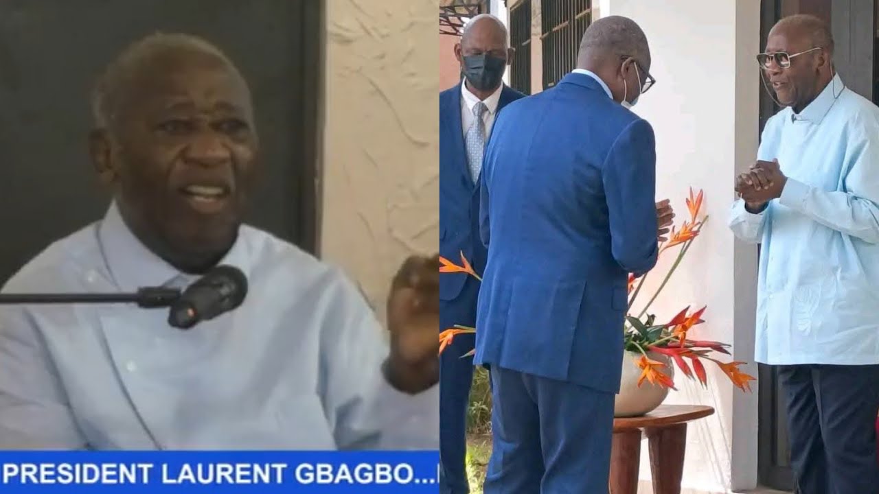 LE PRÉSIDENT GBAGBO PARLE AU IVOIRIENS ET IL REND HOMMAGE À KADHAFI ET ENVOIE UN MESSAGE À DRAMANE 