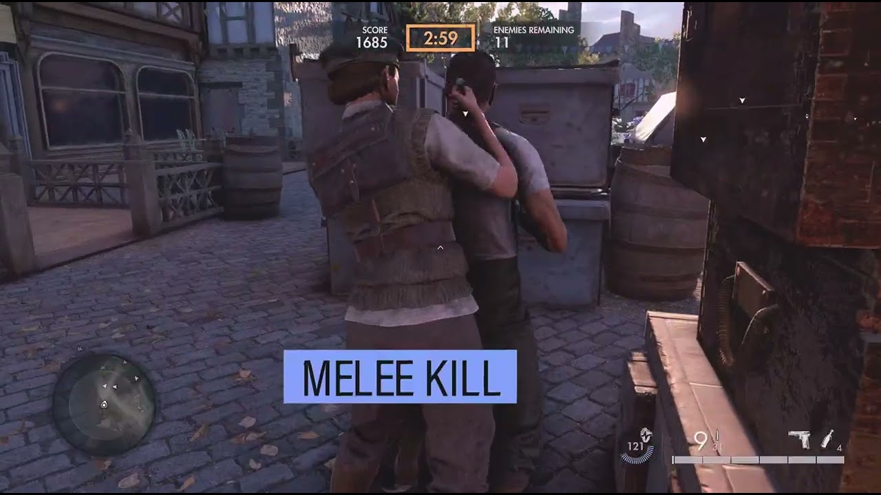 Sniper Elite Resistance Easy Propoganda La Resistance 6770/6000 Gold 20/20_2:13-Time Remaining