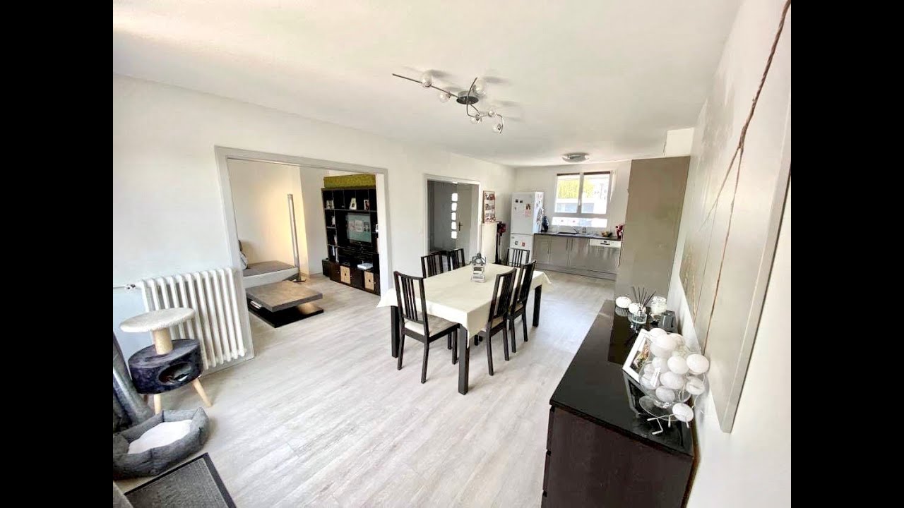 Maison à vendre avec jardin et garage - 5 pièces- 84m² - Reims