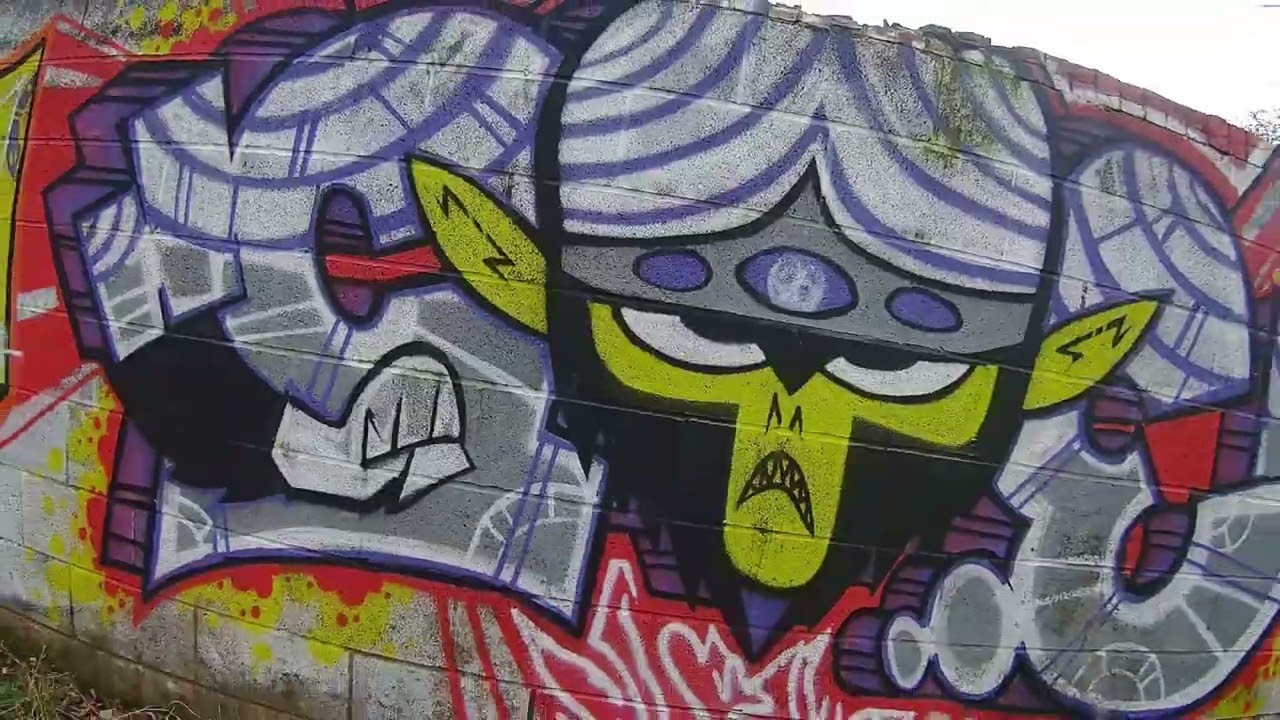 North Manchester Graffiti Alley - March 2024