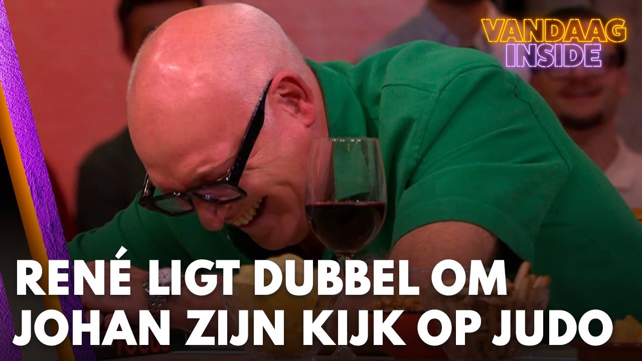 René ligt dubbel om Johan zijn kijk op Judo | VANDAAG INSIDE