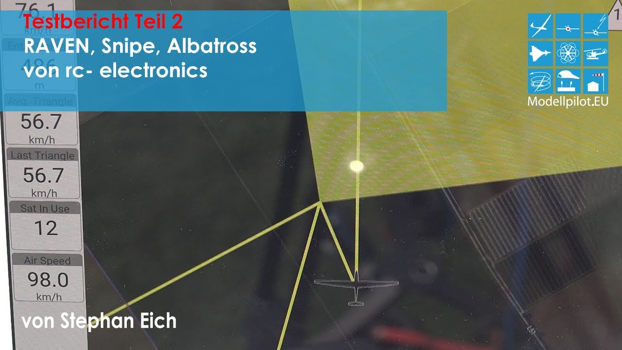 Raven, Snipe, Albatross - GPS-Triangle - Testbericht Teil 2 rc-electronics