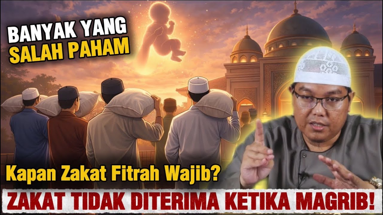 TERNYATA ZAKAT FITRAH DIMULAI SAAT INI⁉️ Banyak Muslim Salah Paham‼️— Ustadz Firanda Andirja 