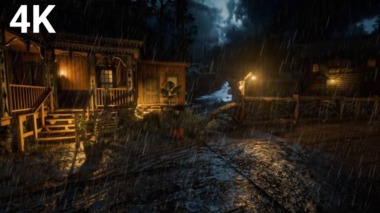 Deep Sleep Sanctuary: 10 Hours of Rain 🌧️ Gentle Thunder ASMR for Stress Relief