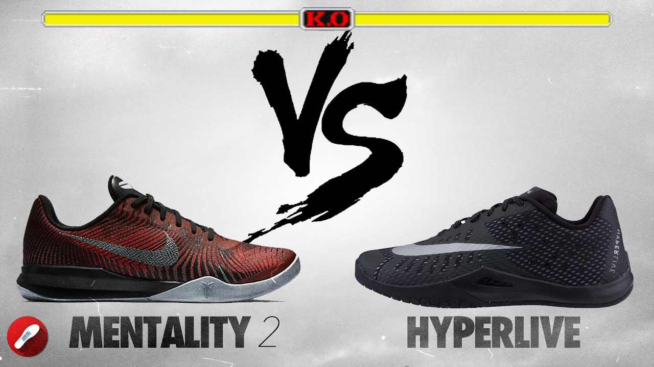 Nike Kobe Mentality 2 vs Nike Hyperlive!