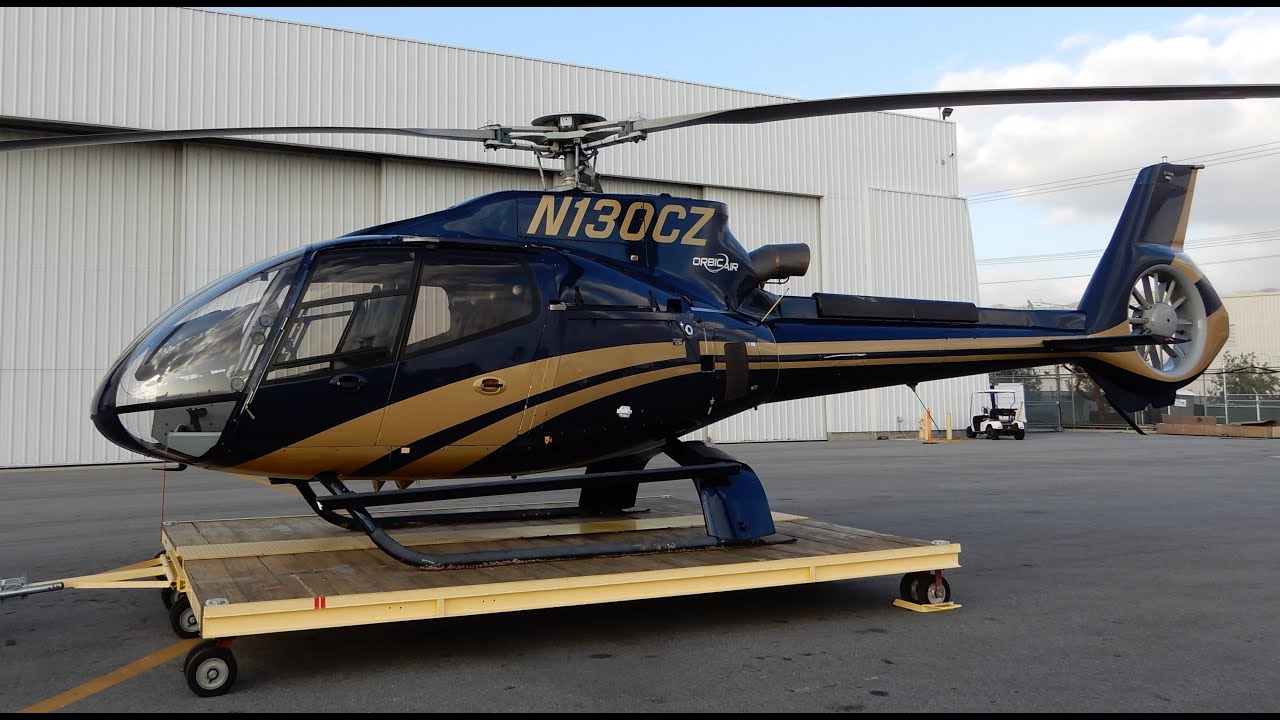 EC130 Airbus Executive Helicopter Start-Up, Takeoff & Landing H130 N130CZ Crashed on 02-09-2024