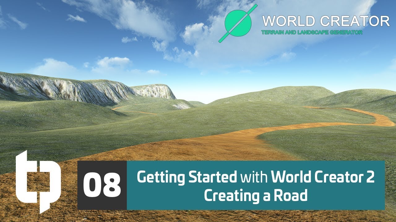 08 | Getting Started with World Creator 2 | Roads Pt. 1