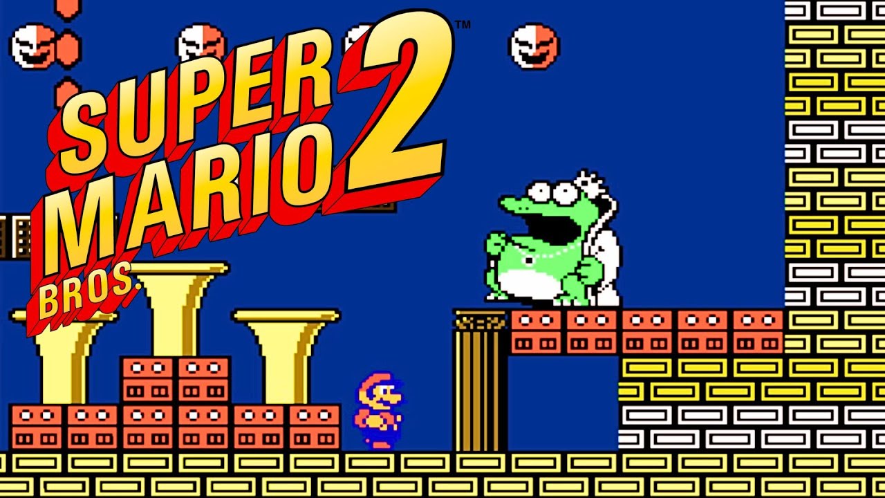 Super Mario Bros. 2 (NES) Full Gameplay