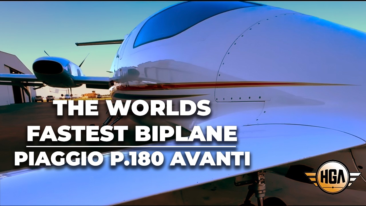 “World’s Fastest Biplane?” | Inside the Piaggio P.180 Avanti – Caldwell Collection Ep. 2