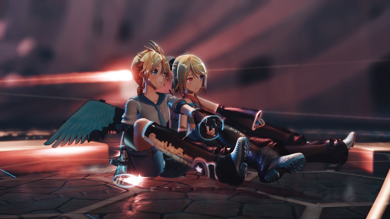 [MMD] えれくとりっく・えんじぇぅ / Electric Angel - YYB Electric Angel Rin and Len 카가미네 린 렌