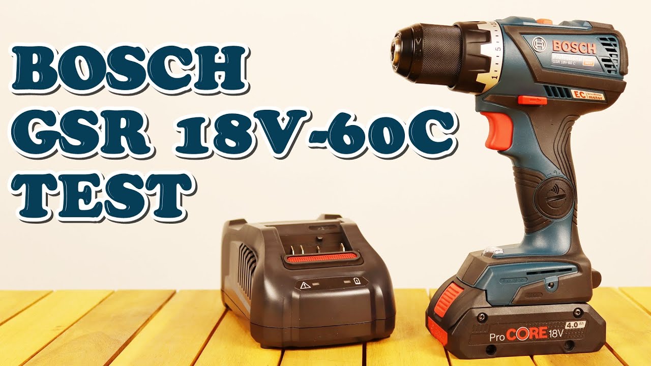 Bosch GSR 18V-60C, 60Nm brushless cordless drill