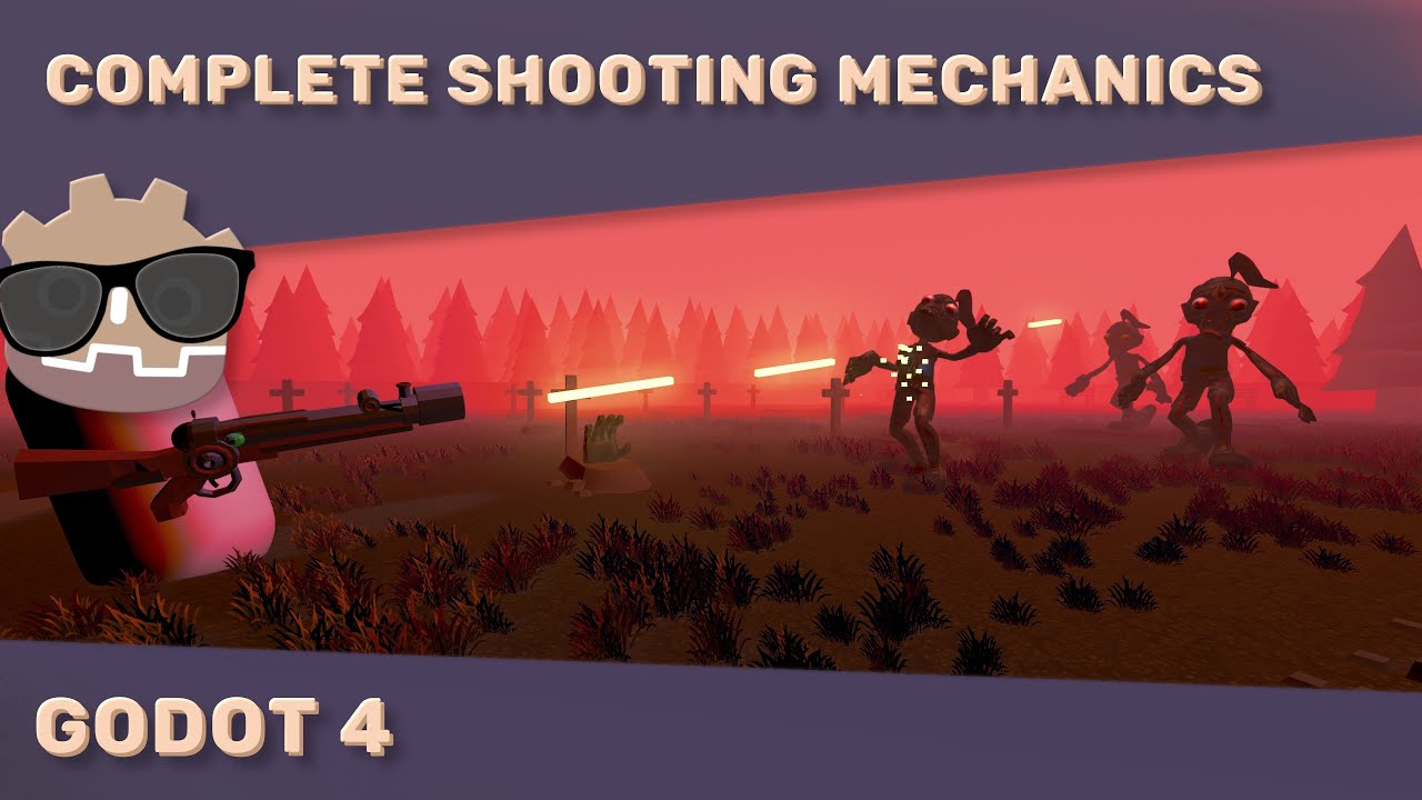 Полная механика 3D-стрелялки — Godot 4 FPS Tutorial