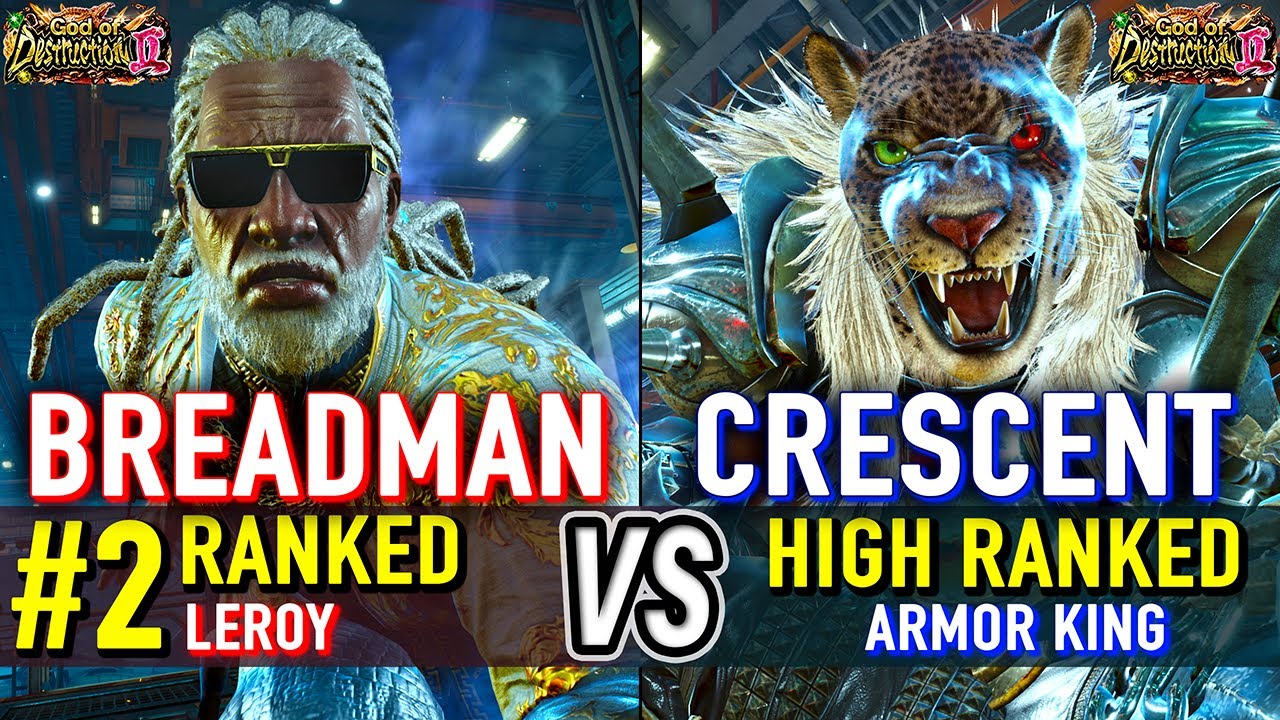 T8 🔥 BREADMAN (#2 Ranked Leroy) vs CRESCENT (Armor King) 🔥 Tekken 8 High Level Gameplay