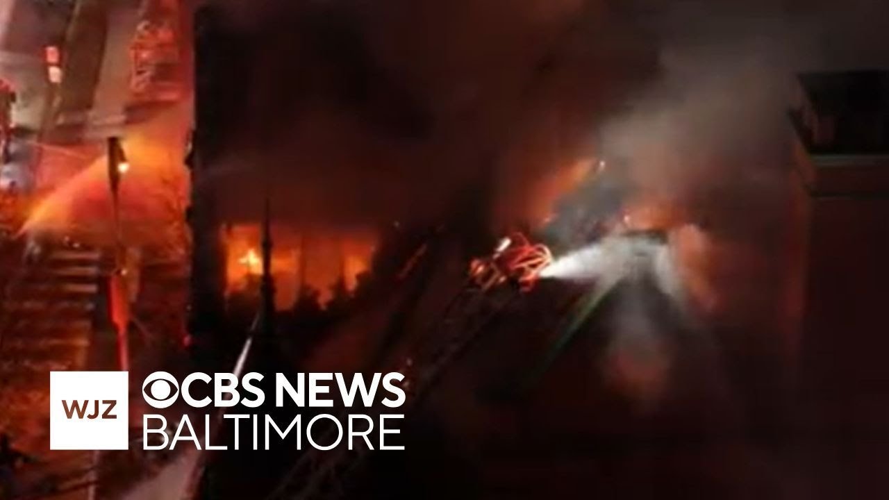 Three-alarm fire contained at a historic Baltimore building