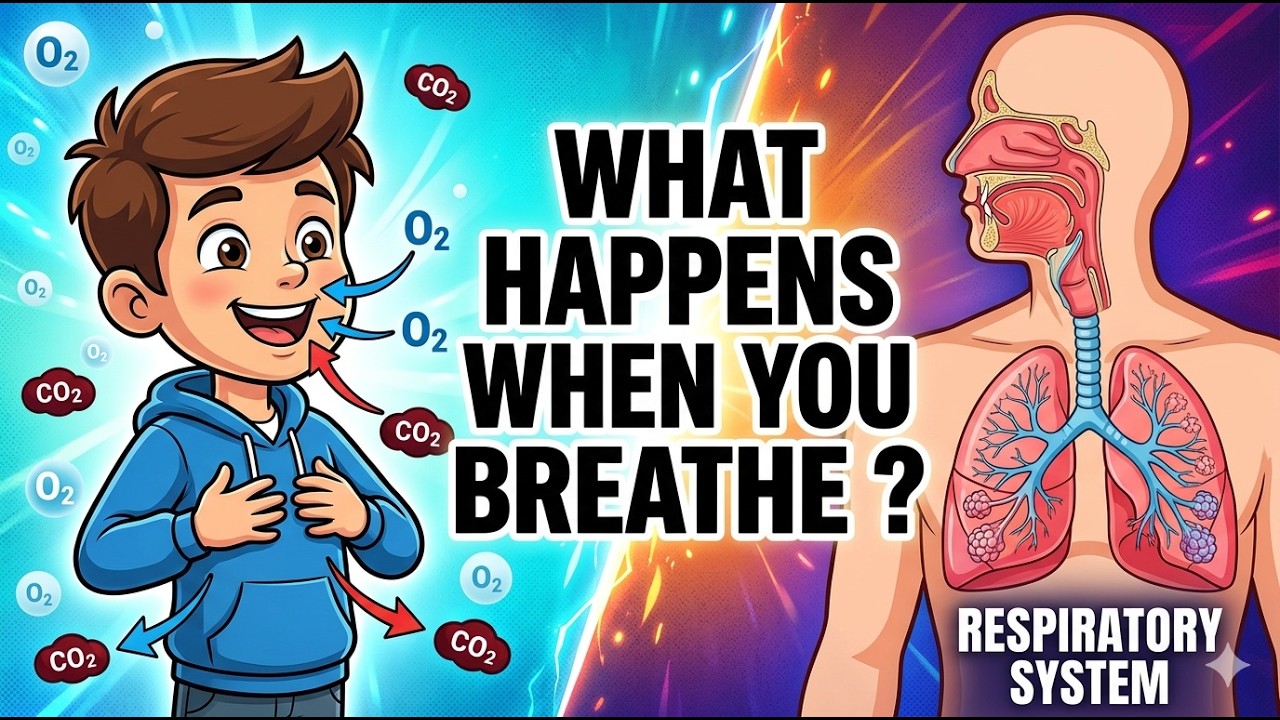 How is the oxygen absorbed in the blood ? | P5 Science - Human Respiratory system