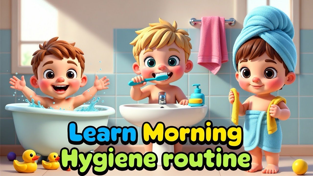 Morning Routine Song for Kids | Daily Healthy Habits | Learning With Glee