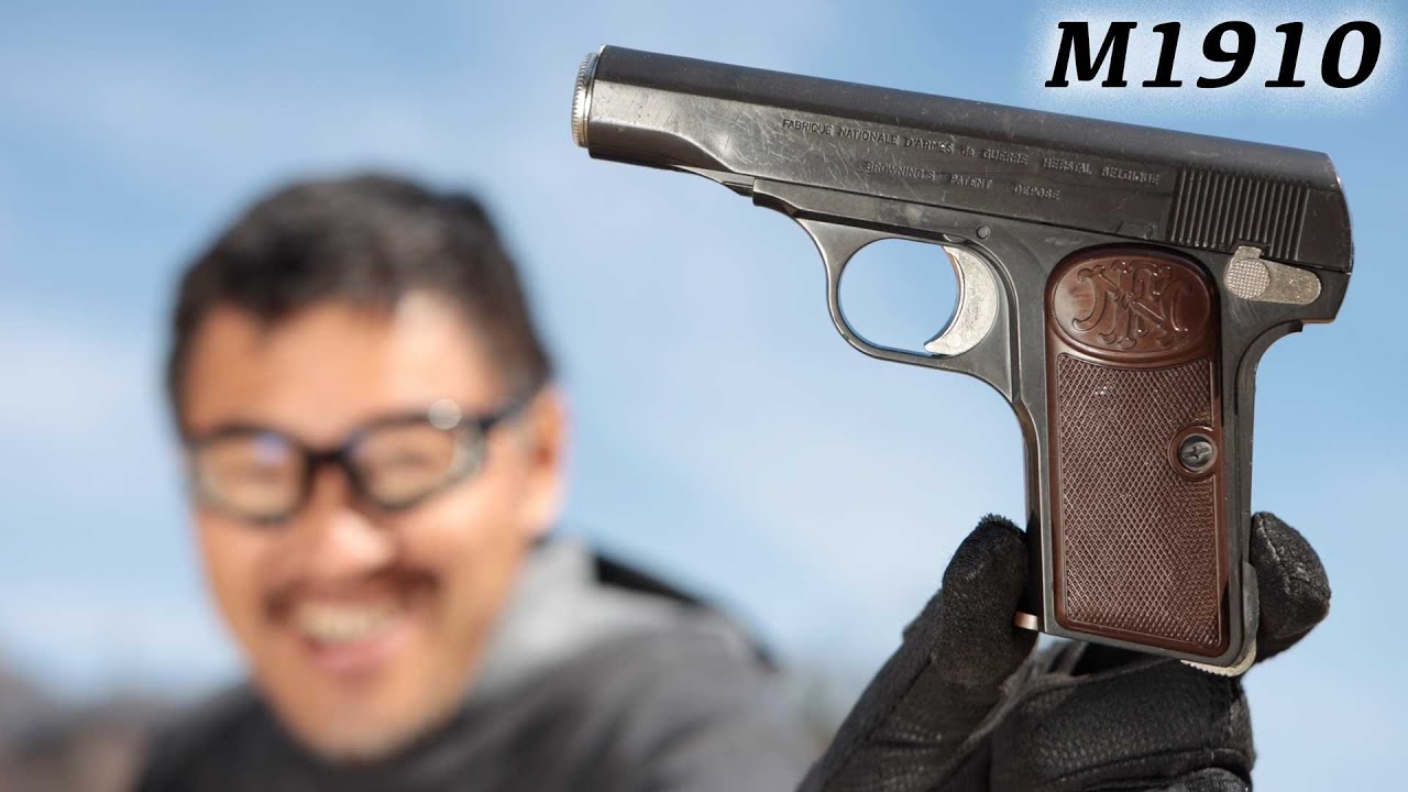 FN ブローニング M1910 エアコッキングエアガン アカデミー エアガンレビュー
