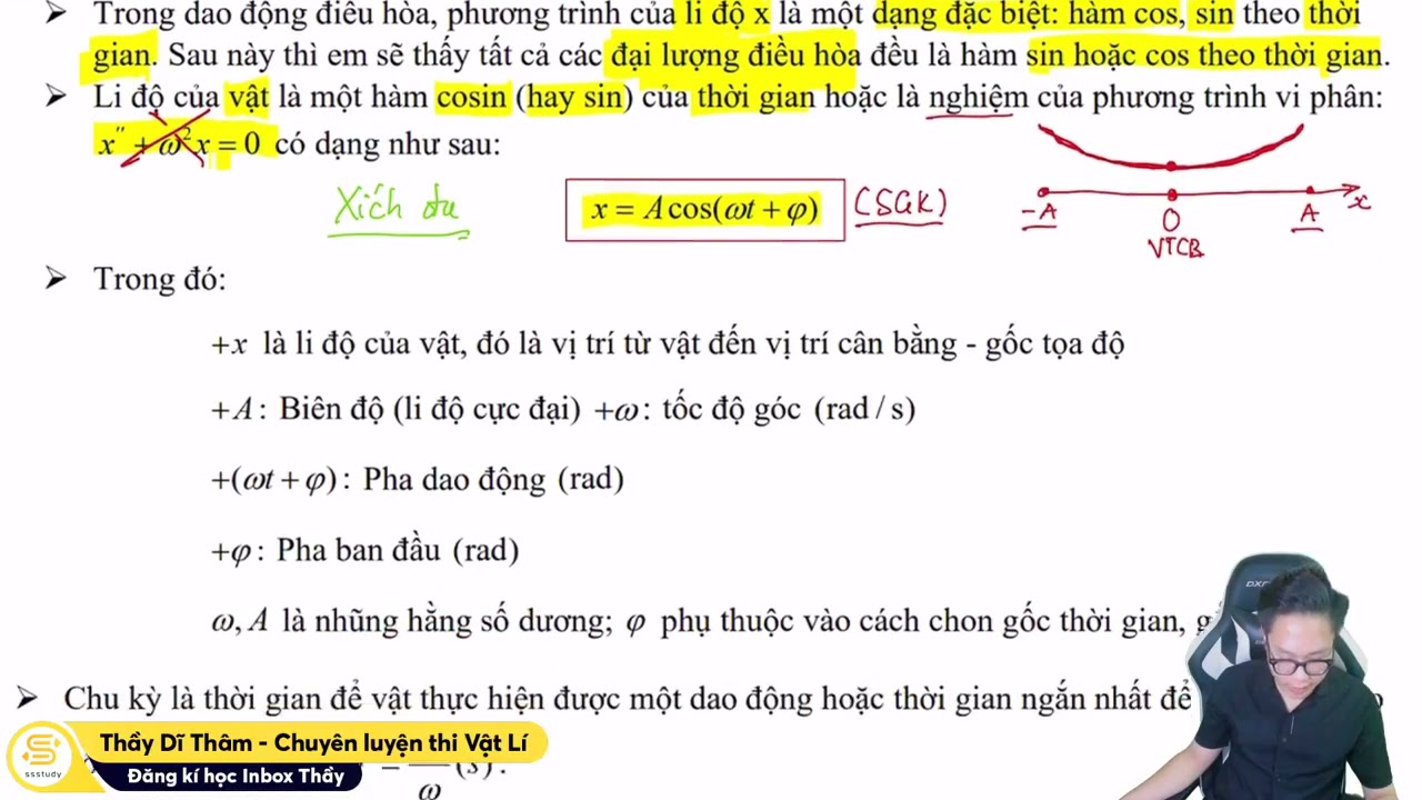 Thầy Dĩ Thâm  - Lý 12 - Lấy gốc vật lý 12