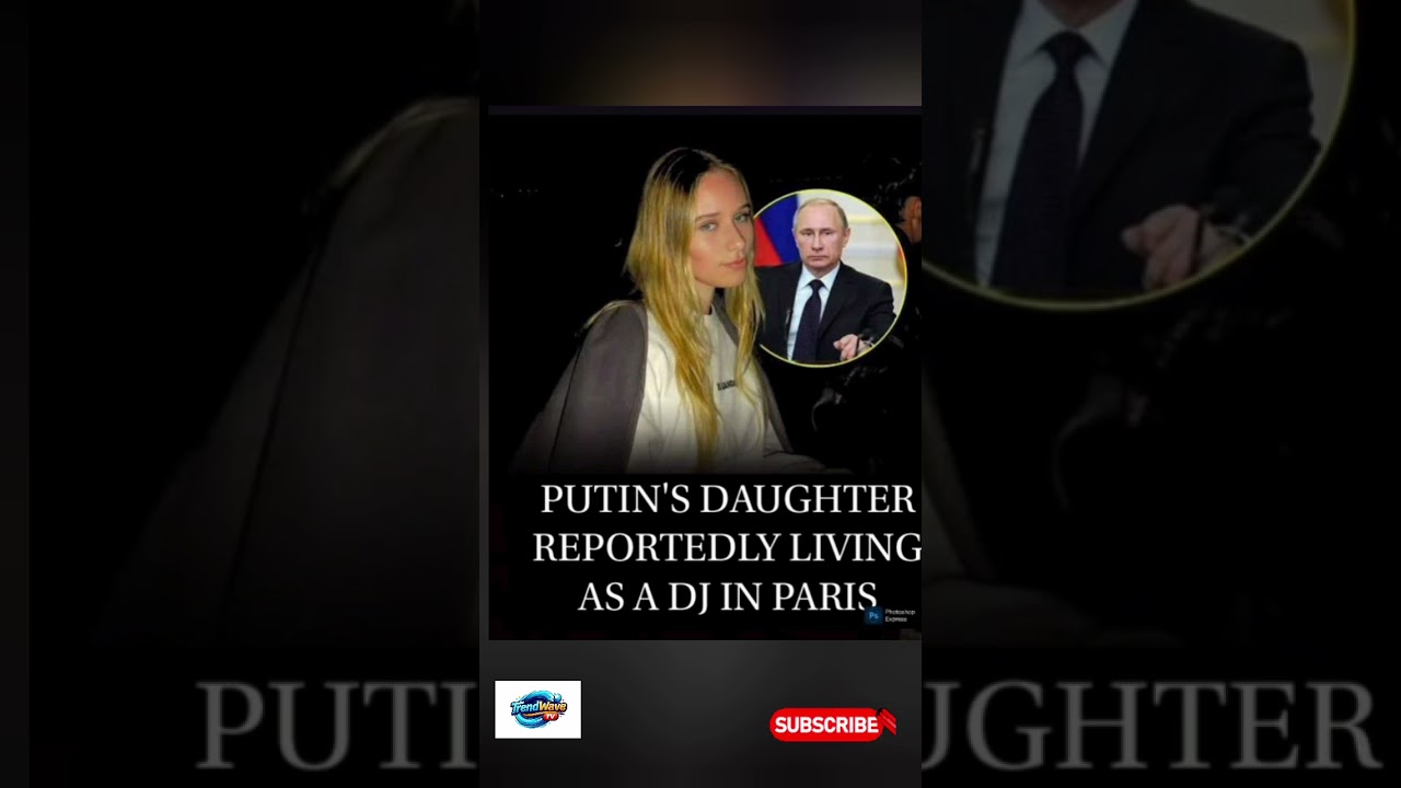 Vladimir Putin&rsquo;s Daughter Reportedly Living as DJ in Paris #putin #paris #dj#worldnews #breakingnews