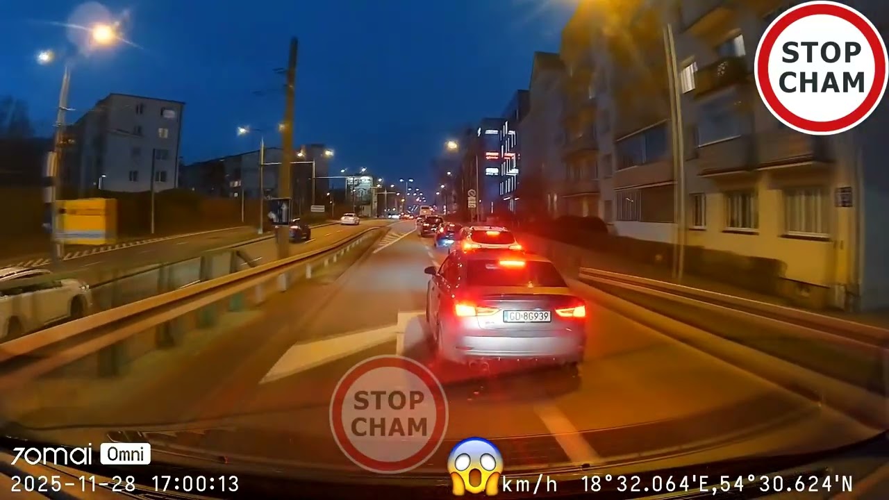 Pojedynek kierowców w Gdyni