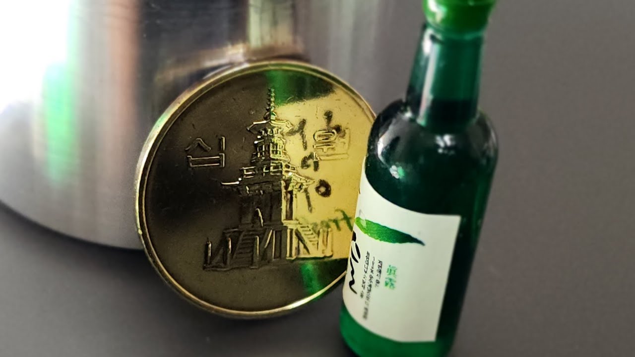 가성비 갑 동전닦는약품 실사용 후기#동전닦기 #DIY #힐링영상 #Coin polishing