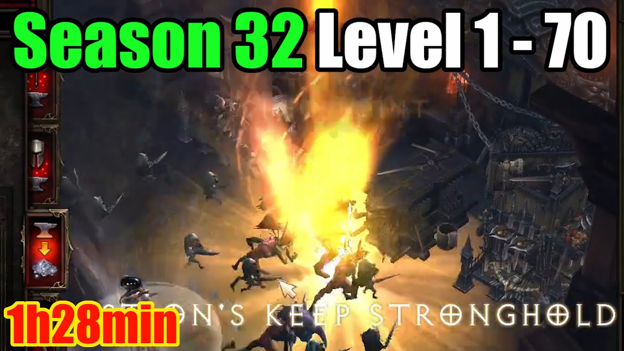 Diablo 3 | Season 32 | Level 1-70 (1h28min)