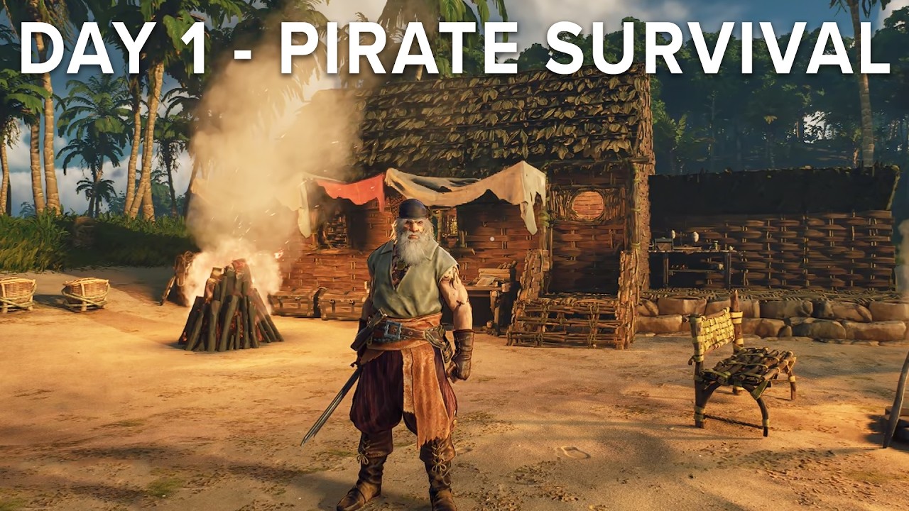 Day 1 In This Amazing New Pirate Open World Survival Game Windrose