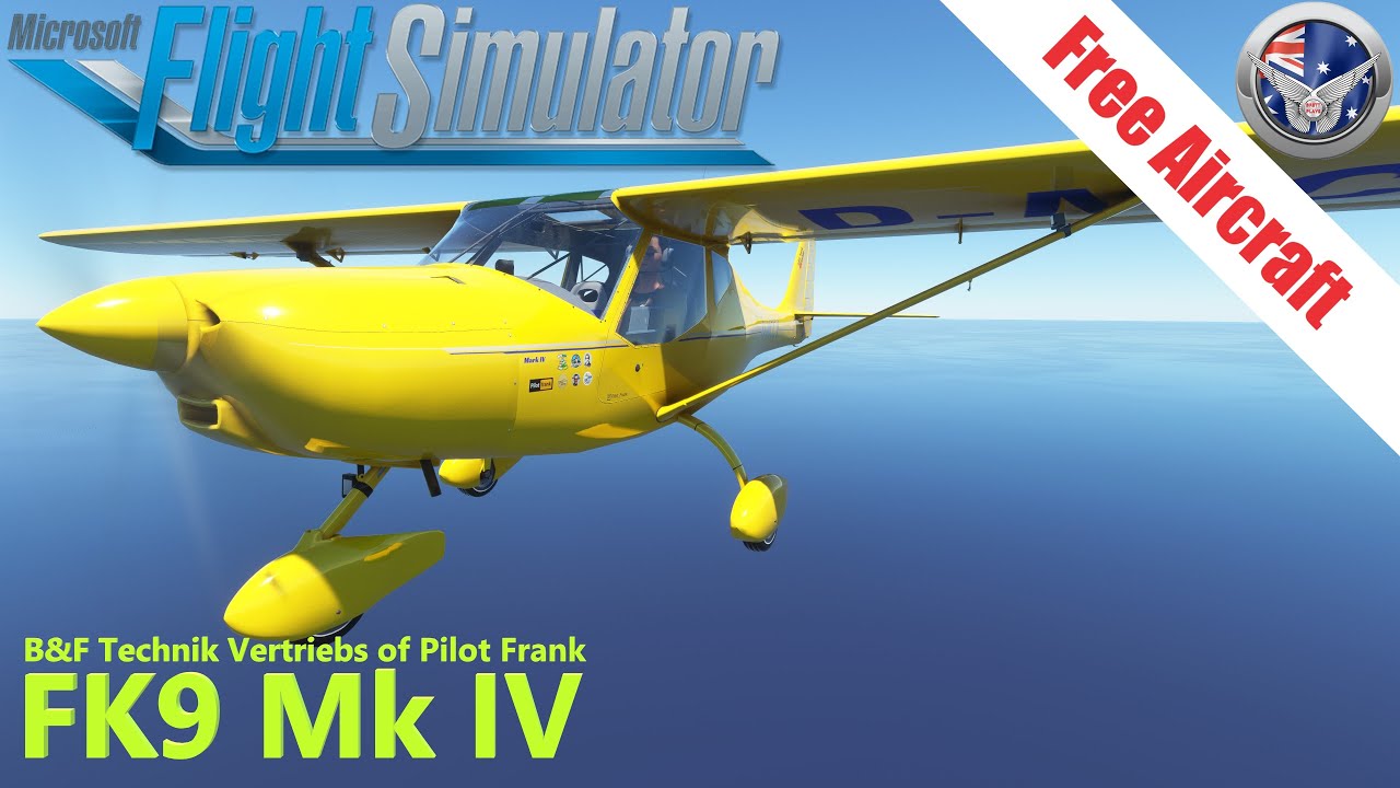 FREE AIRCRAFT  - FK9 Mk IV B&F Technik Vertriebs of Pilot Frank - Microsoft Flight Simulator