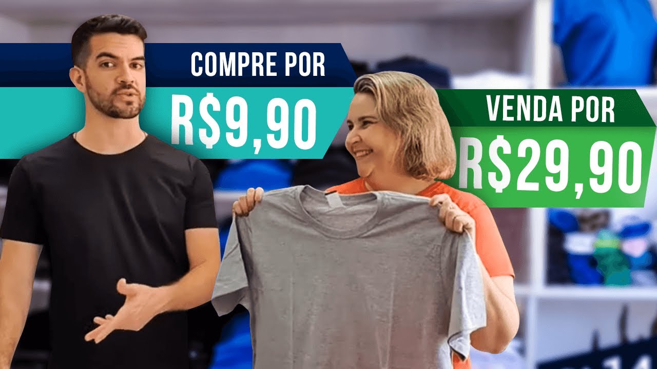 Fornecedor de Camisetas Lisas no Atacado -R$9,90