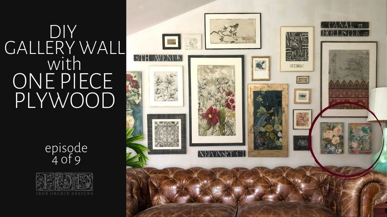 IOD Gallery Wall: Episode 4 - Painterly Roses DIY Wall Art with IOD Stamps