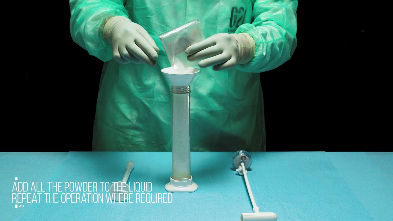 G21 SPACEFLEX G3 CEMENT PREPARATION