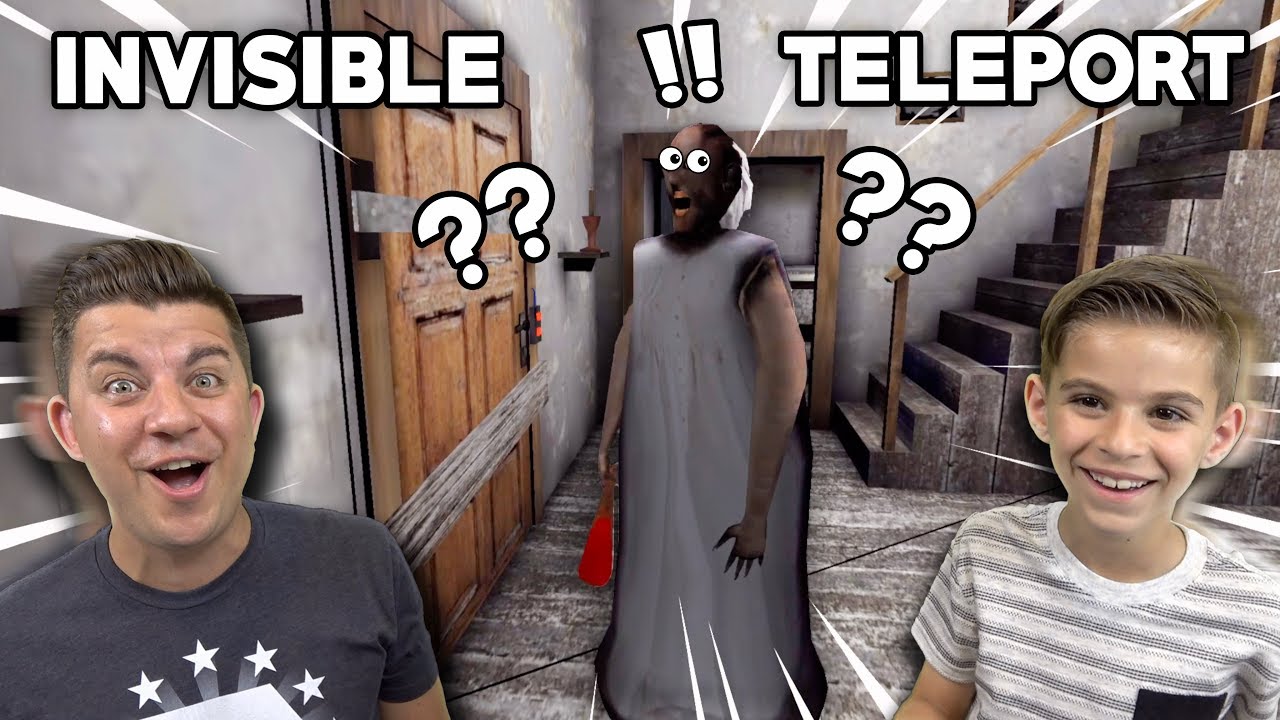 GRANNY CAN'T SEE US + WE CAN TELEPORT!! (Best Granny Glitch Ever)
