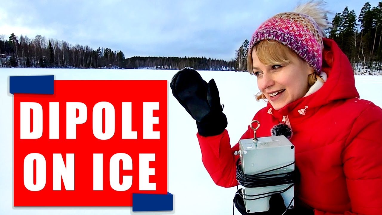 Блондинка и диполь НА ЛЬДУ. Будет ли связь?