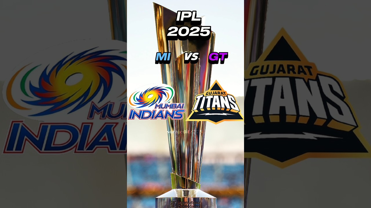 MI vs GT in IPL 2025