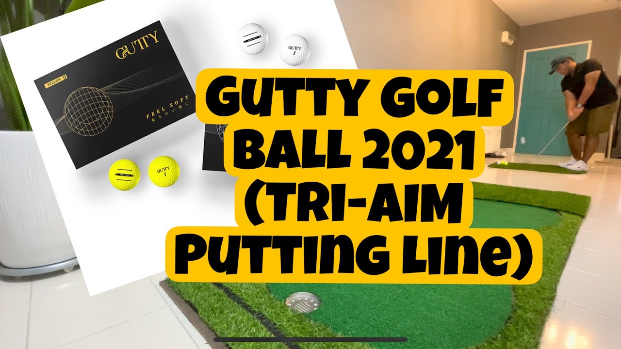 Gutty Feel Soft Golf Ball 2021 (Tri-AIM Putting Line)