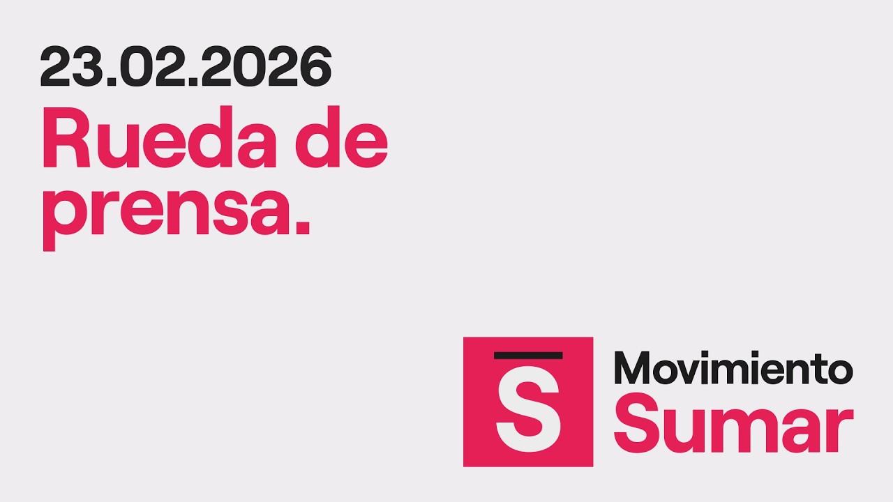 Rueda de prensa de Lara Hernández. 23 de febrero de 2026