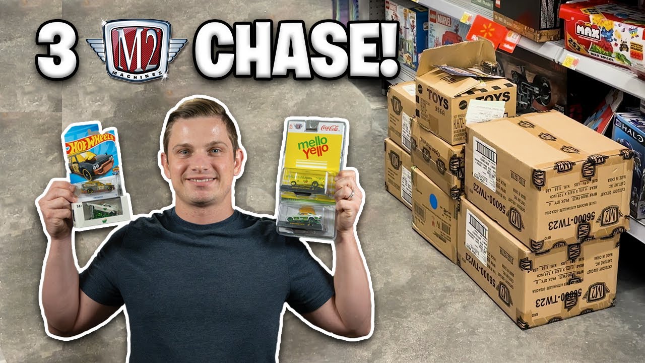 I FOUND 3 M2 MACHINES CHASES AND HOT WHEELS TREASURE HUNT!