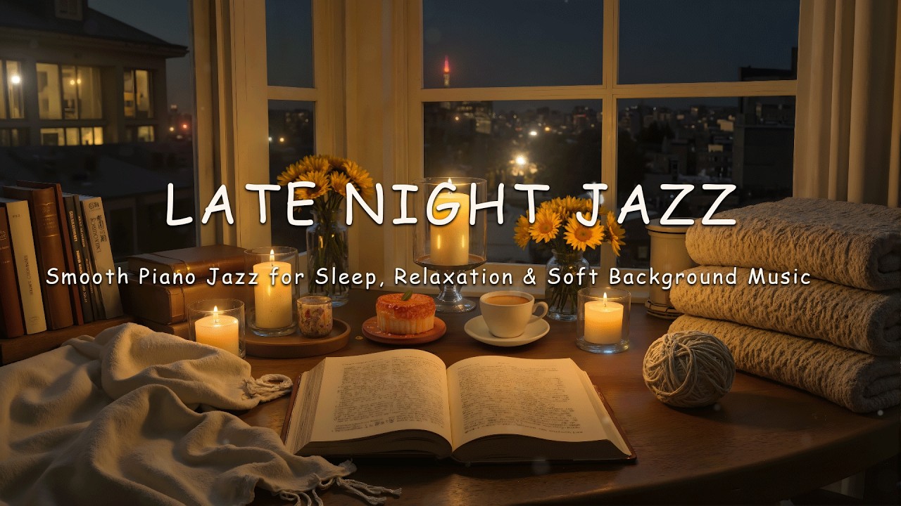 Tender Late Night Jazz | Smooth Piano Jazz for Sleep, Relaxation & Soft Background Music